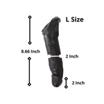 Black Jumbo Penis Extender Condom Sleeve