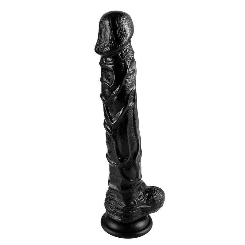 9.4 Inch Big Black Dildo with Strong Suction Cup