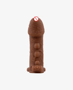 6.5 Inch Brown Color Penis Sleeve