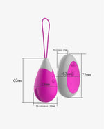 Sweet Heart Remote Control Rechargeable Vibrating Egg - [Adultskart.com]
